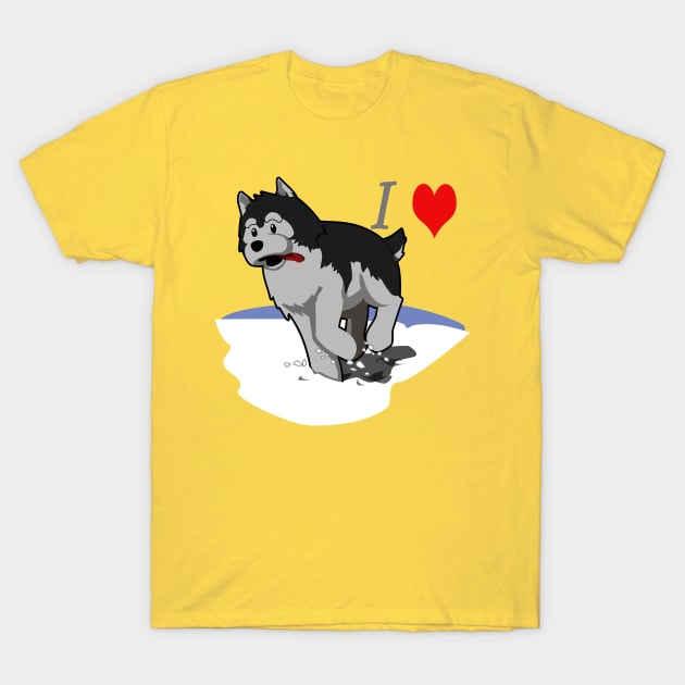 HUSKY T-Shirt by STAR SHOP